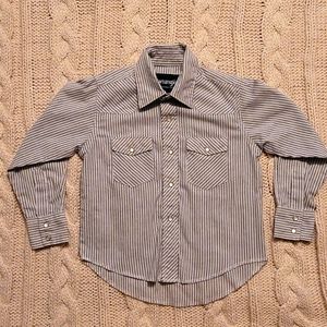 Wrangler pearl snap western shirt